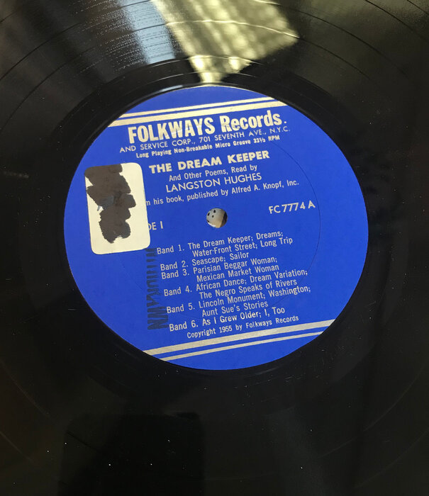 Langston Hughes - The Dream Keeper (RE) - FC 7774 - Vinyl LP (USED)