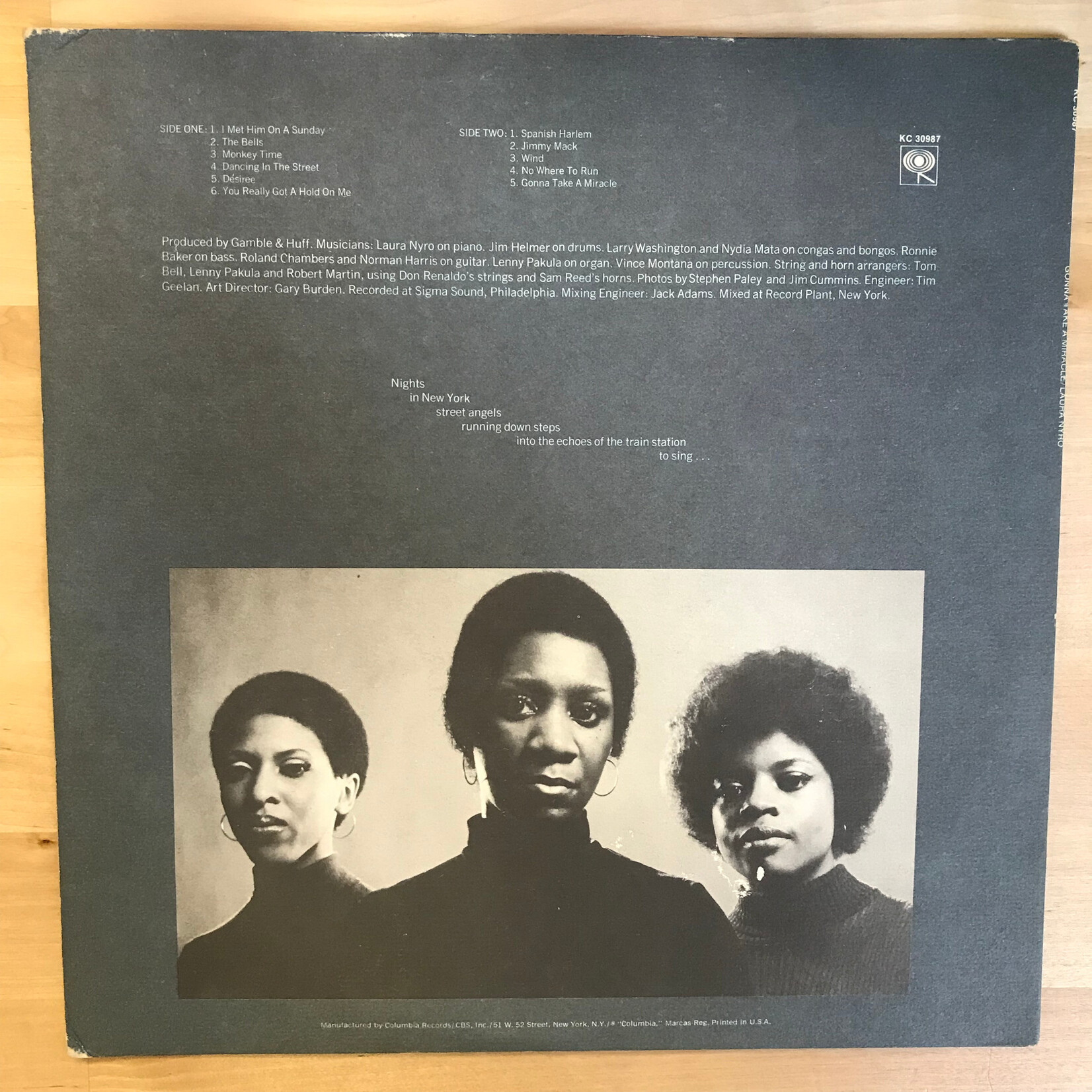 Laura Nyro and Labelle - Gonna Take A Miracle - KC 30987 - Vinyl LP (USED)