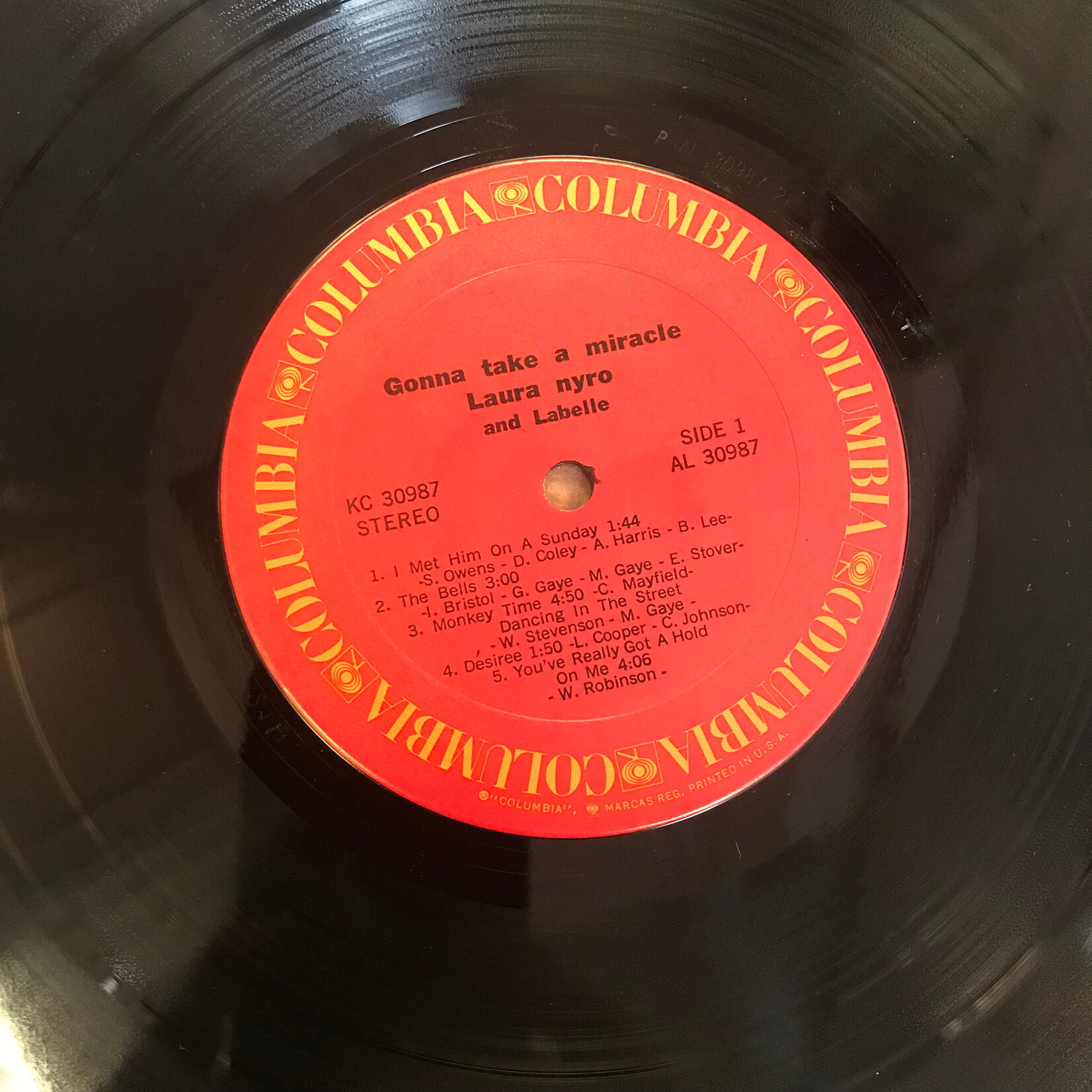 Laura Nyro and Labelle - Gonna Take A Miracle - KC 30987 - Vinyl LP (USED)