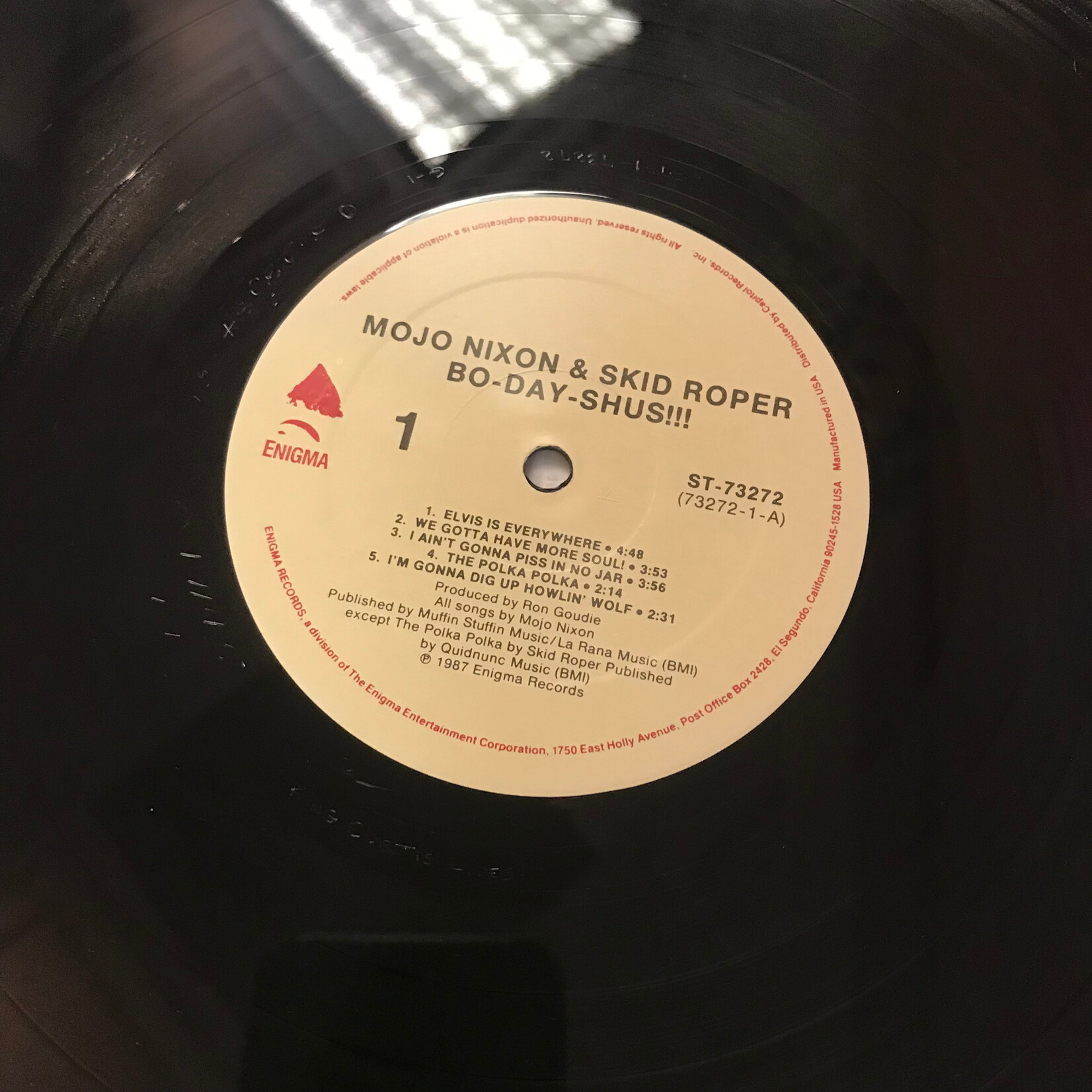 Mojo Nixon & Skid Roper - Bo Day Shus!!! - ST73272 - Vinyl LP (USED)