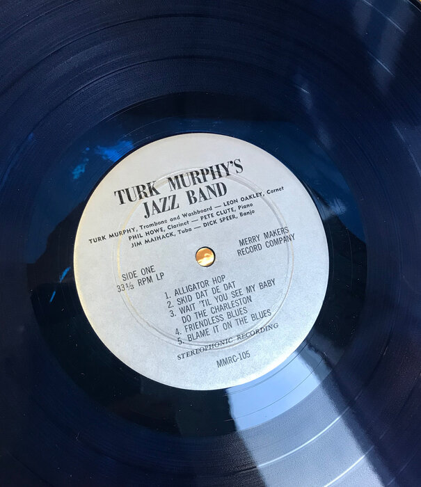 Turk Murphy - Turk Murphy's San Francisco Jazz Band (BLUE) - MMRC 105 - Vinyl LP (USED)