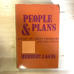Herbert J. Gans - People & Plans - Paperback (USED)