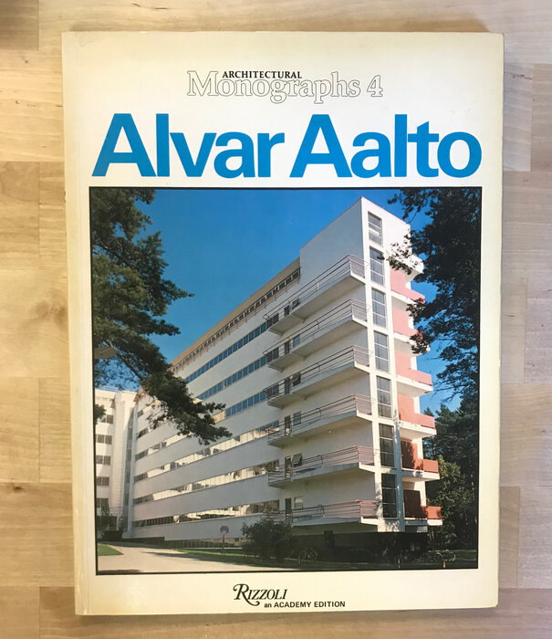 Architectural Monographs 4 - Alvar Aalto - Paperback (USED)