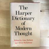 Alan Bullock (Editor) - The Harper Dictionary Of Modern Thought - Hardback (USED)
