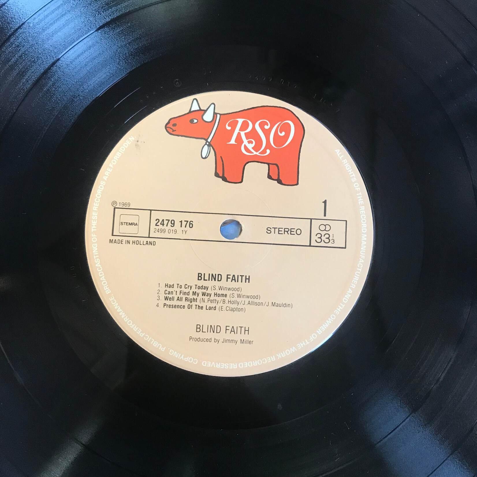 Blind Faith - Blind Faith (NETHERLANDS) - 2479176 - Vinyl LP (USED)
