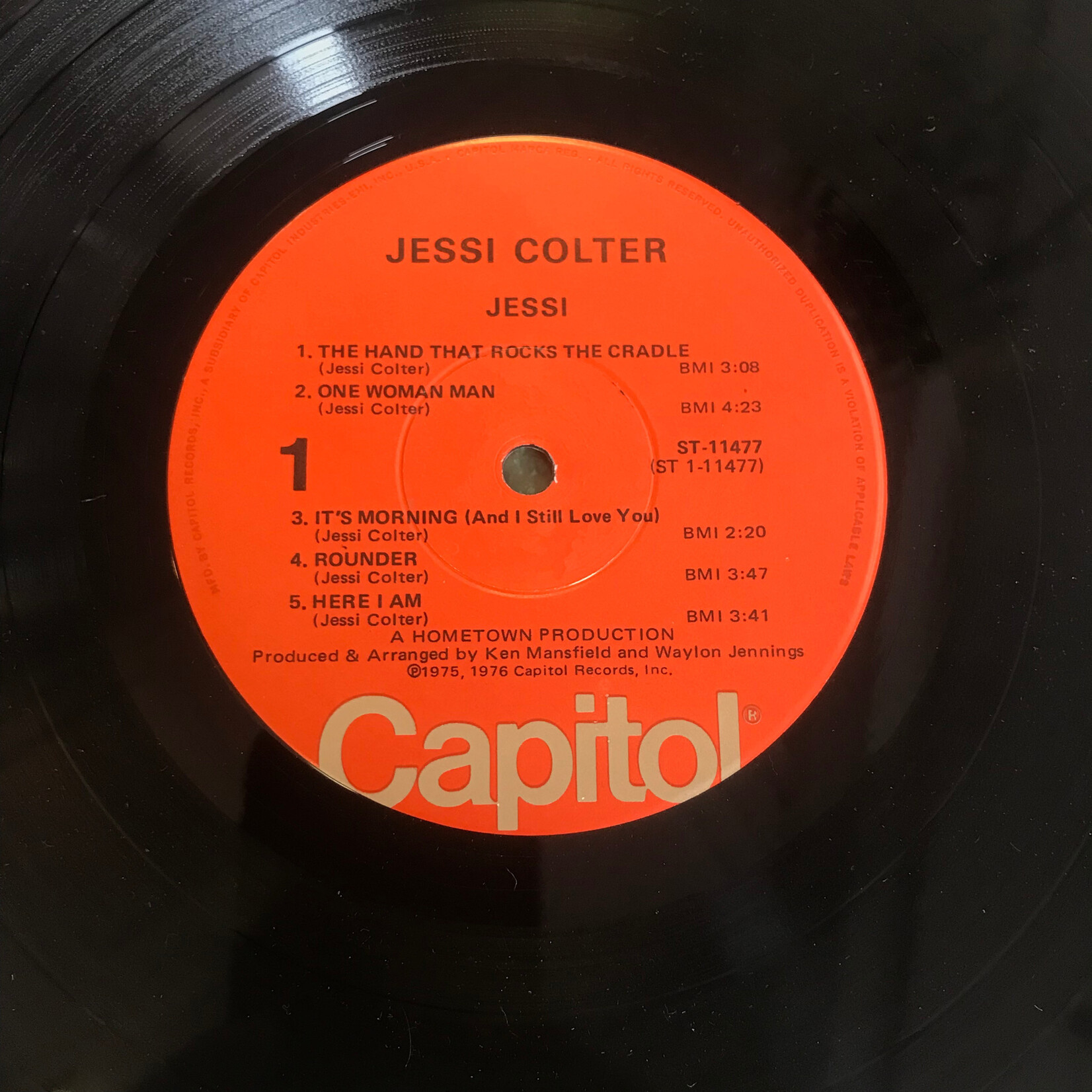 Jessi Colter - Jessi - ST 11477 - Vinyl LP (USED)