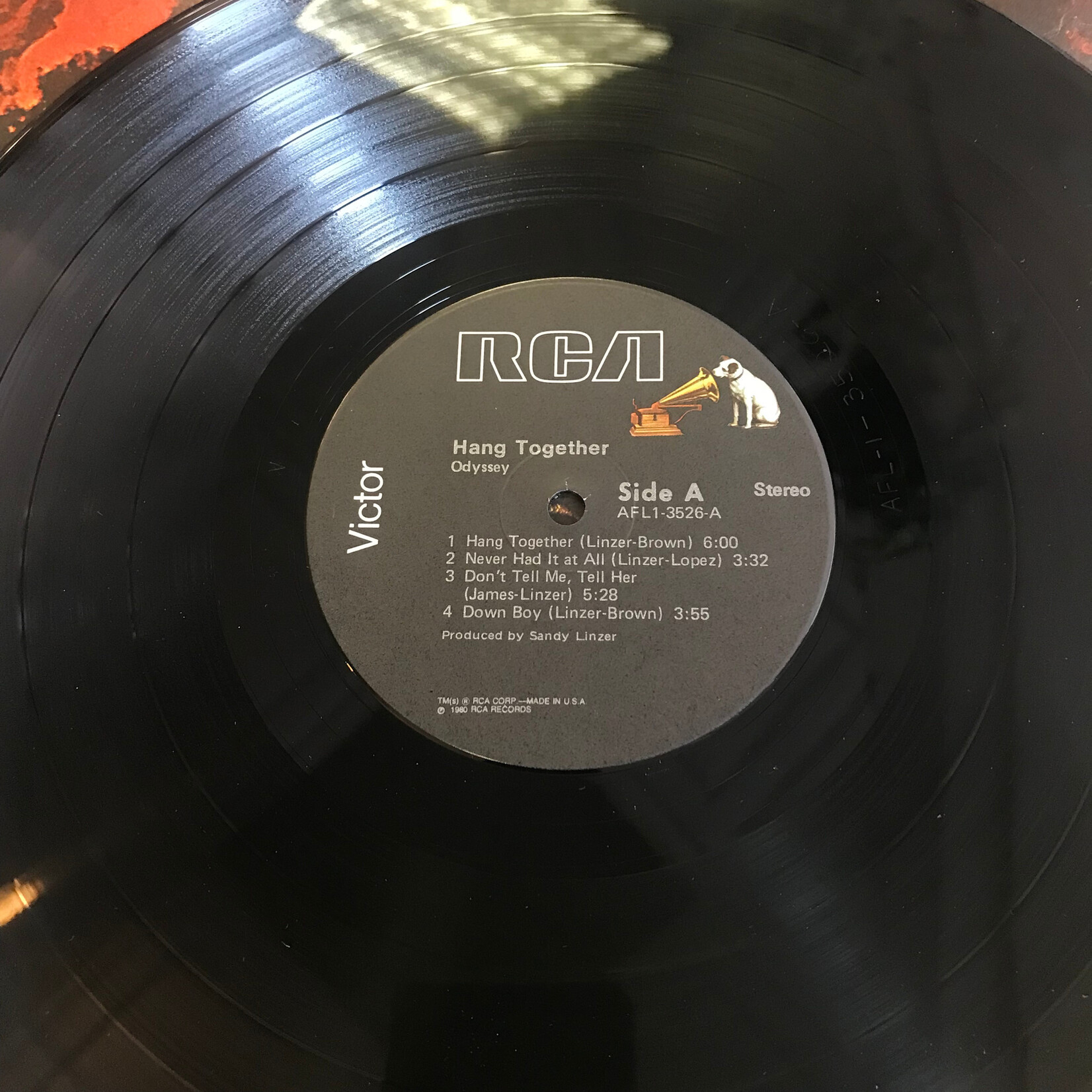 Odyssey - Hang Together - AFL1 3526 - Vinyl LP (USED)