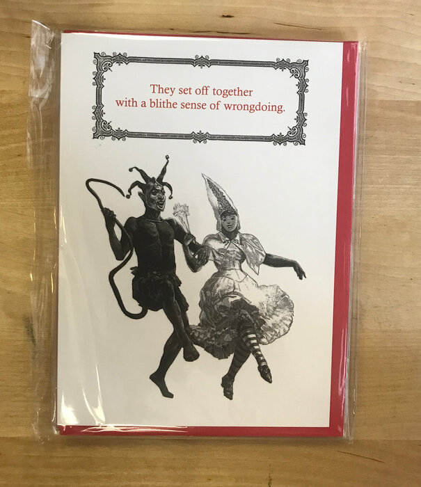 Blithe Sense Of Wrongdoing - Greeting Card (NEW)