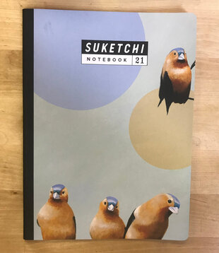 Suketchi - 21 Finches - Large - Notebook (NEW)