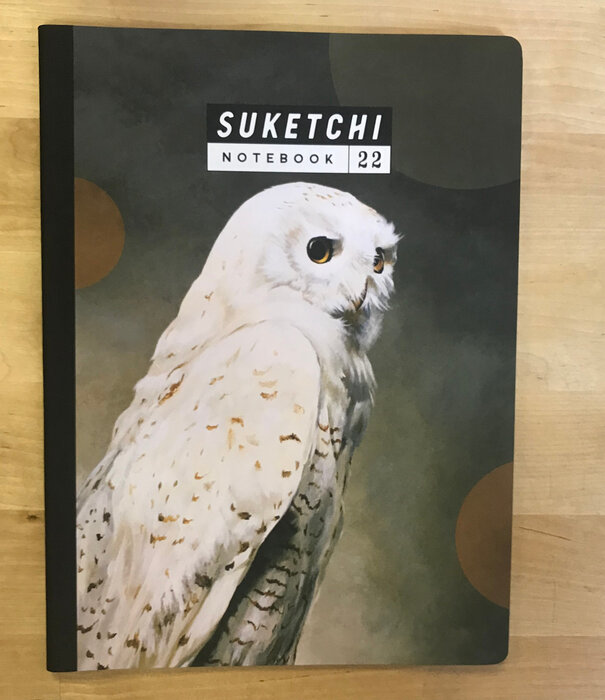 Suketchi - 22 Snowy Owl - Large - Notebook (NEW)