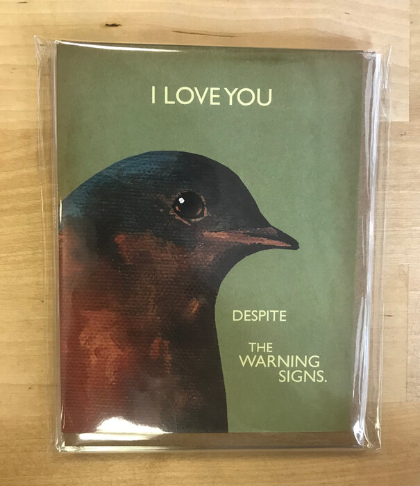 Warning Signs - Greeting Card (NEW)