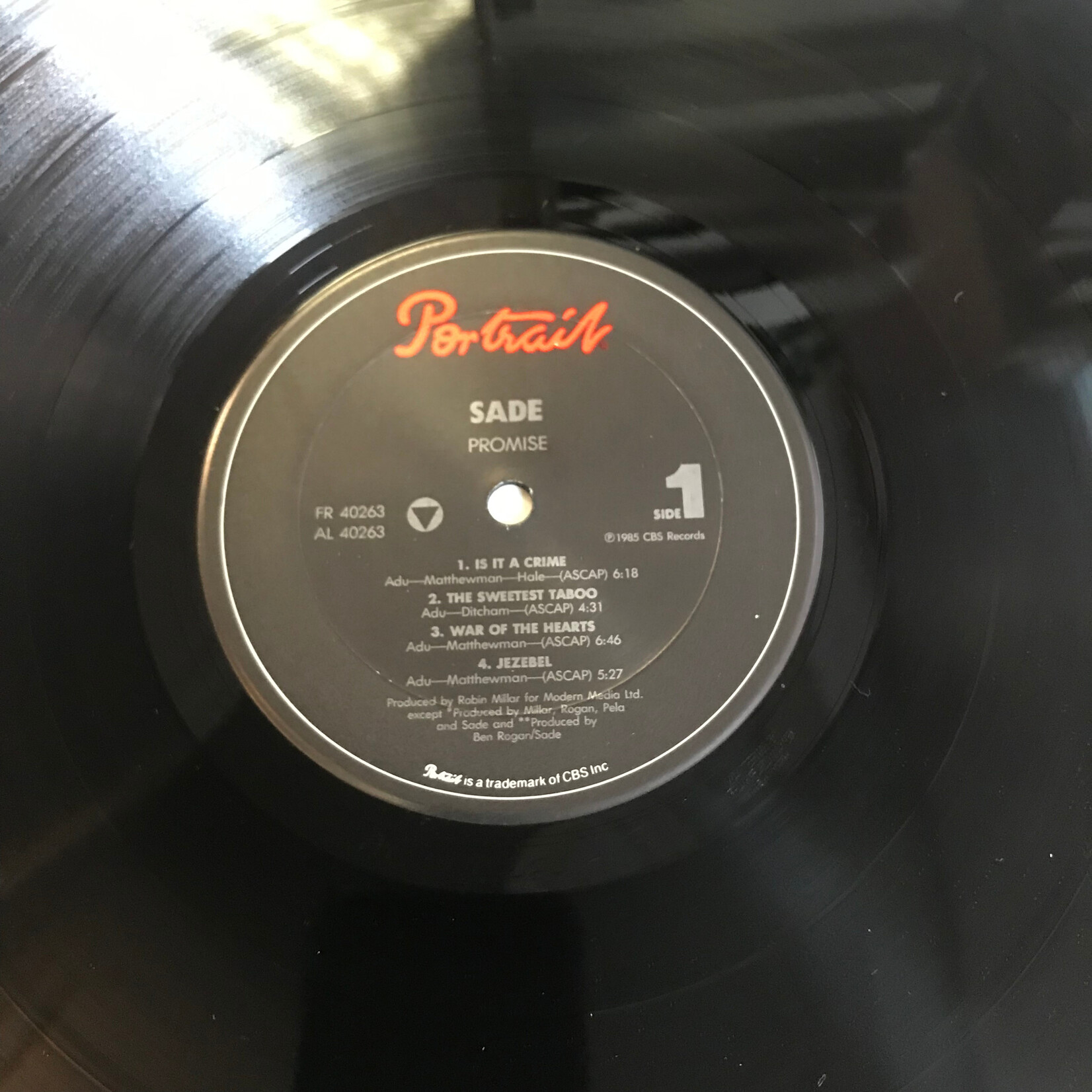 Sade - Promise - FR 40263 - Vinyl LP (USED)