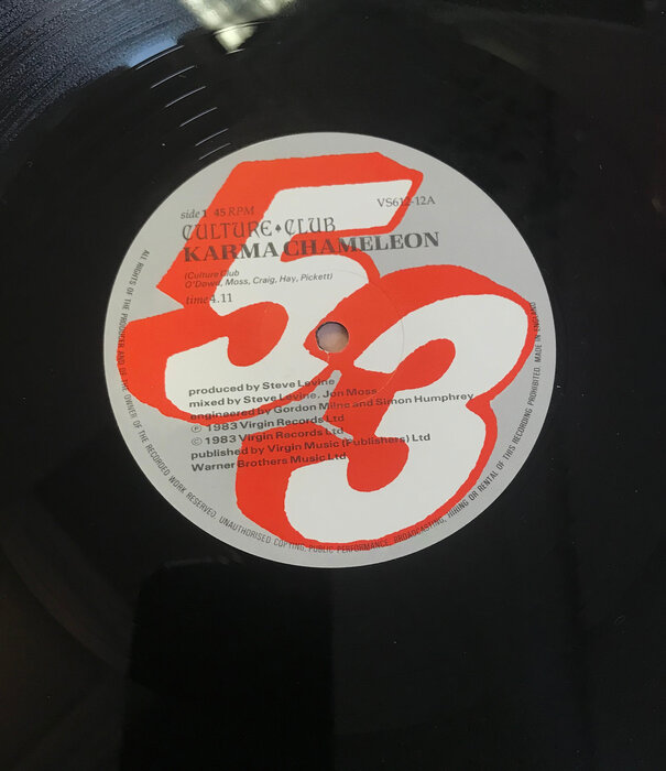 Culture Club - Karma Chameleon / I Tumble 4 Ya - VS612-12A - Vinyl 12-Inch Single (USED)