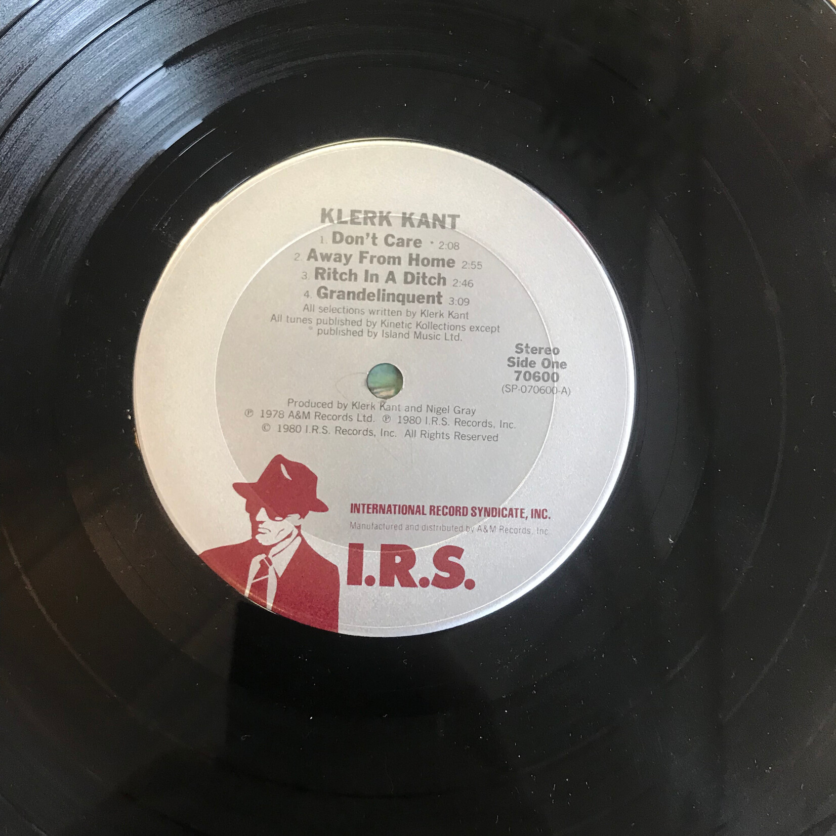 Klark Kent (Stewart Copeland) - Klark Kent - SP70600 - Vinyl 10-Inch EP (USED)