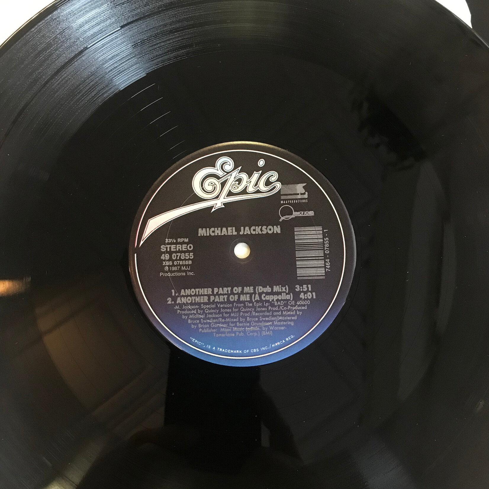 Michael Jackson - Another Part Of Me - 49 07855 - Vinyl 12-Inch Single (USED)