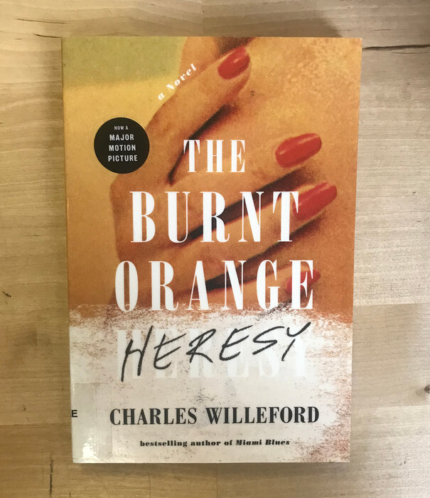 Charles Willeford - The Burnt Orange Heresy (Library Discard) - Paperback (USED)