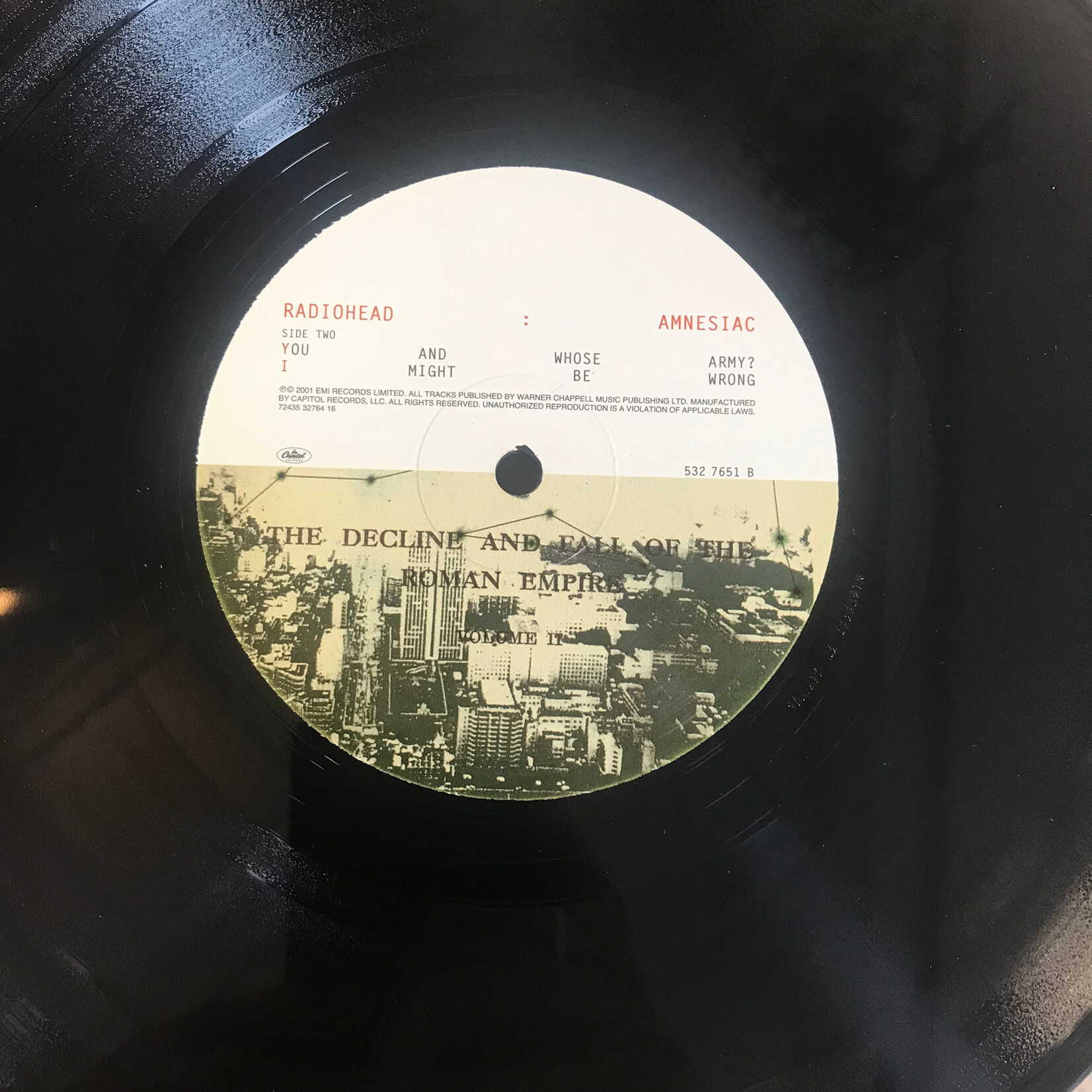 Radiohead - Amnesiac - 532 7651 - Vinyl LP 10-Inch (USED)