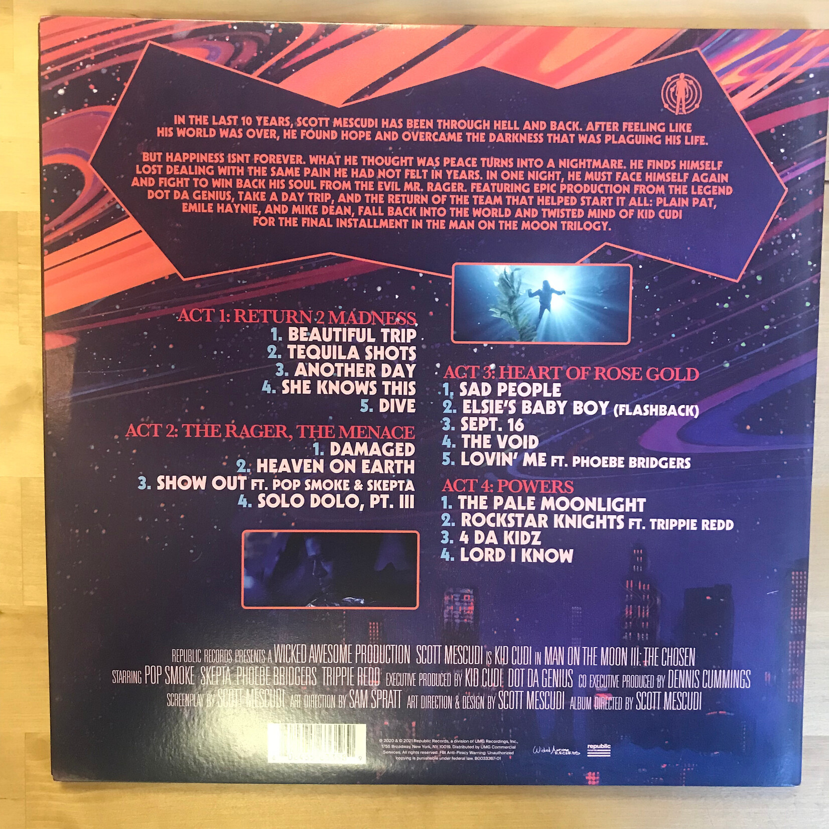 Kid Cudi – Man On The Moon III: The Chosen - B0033387 - Vinyl LP (USED)