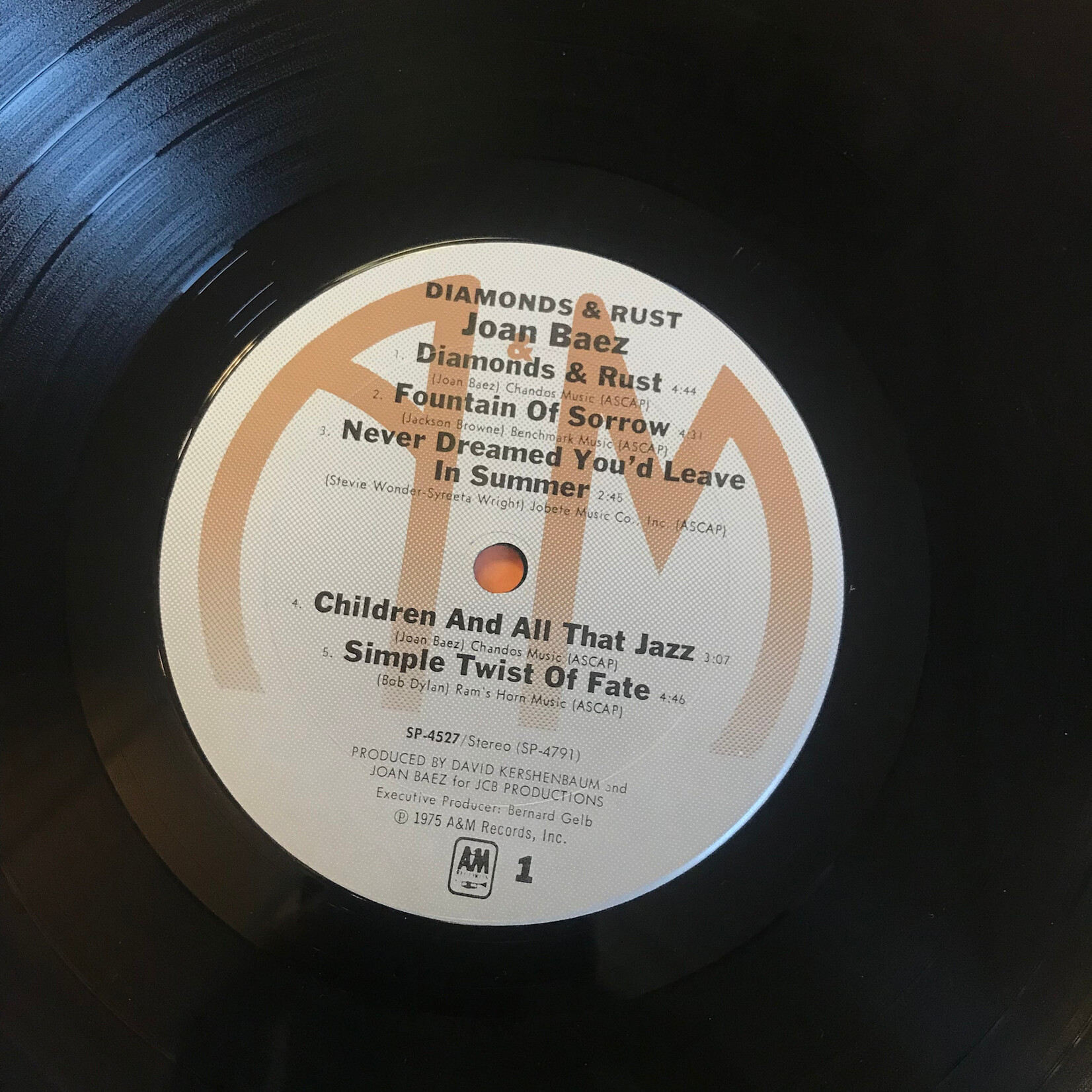 Joan Baez - Diamonds & Rust - SP4527 - Vinyl LP (USED)