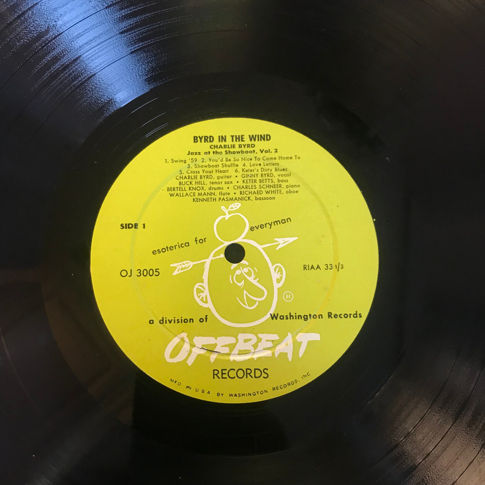 Charlie Byrd - Byrd In the Wind - OJ 3005 - Vinyl LP (USED)