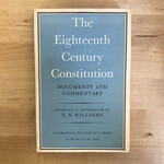 E.N. Williams - The Eighteenth Century Constitution - Paperback (USED)