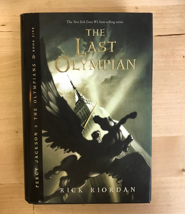 Rick Riordan - Percy Jackson Book Five: The Last Olympian - Hardback (USED)