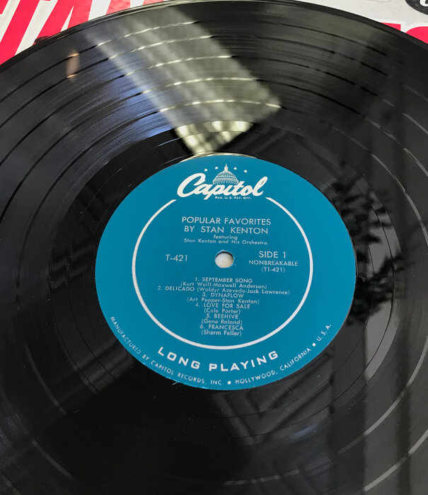 Stan Kenton - Popular Favorites - T421 - Vinyl LP (USED)