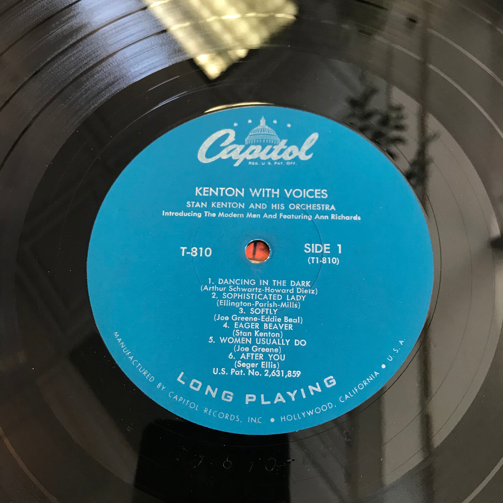 Stan Kenton - Kenton With Voices - T810 - Vinyl LP (USED)