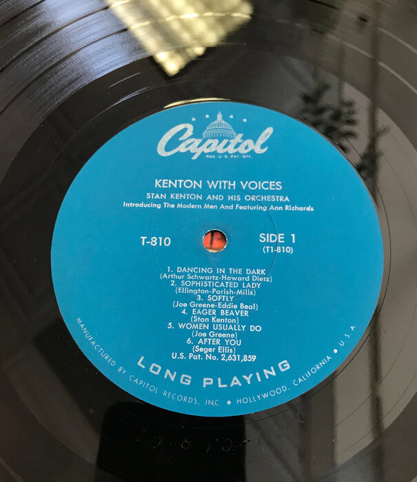 Stan Kenton - Kenton With Voices - T810 - Vinyl LP (USED)