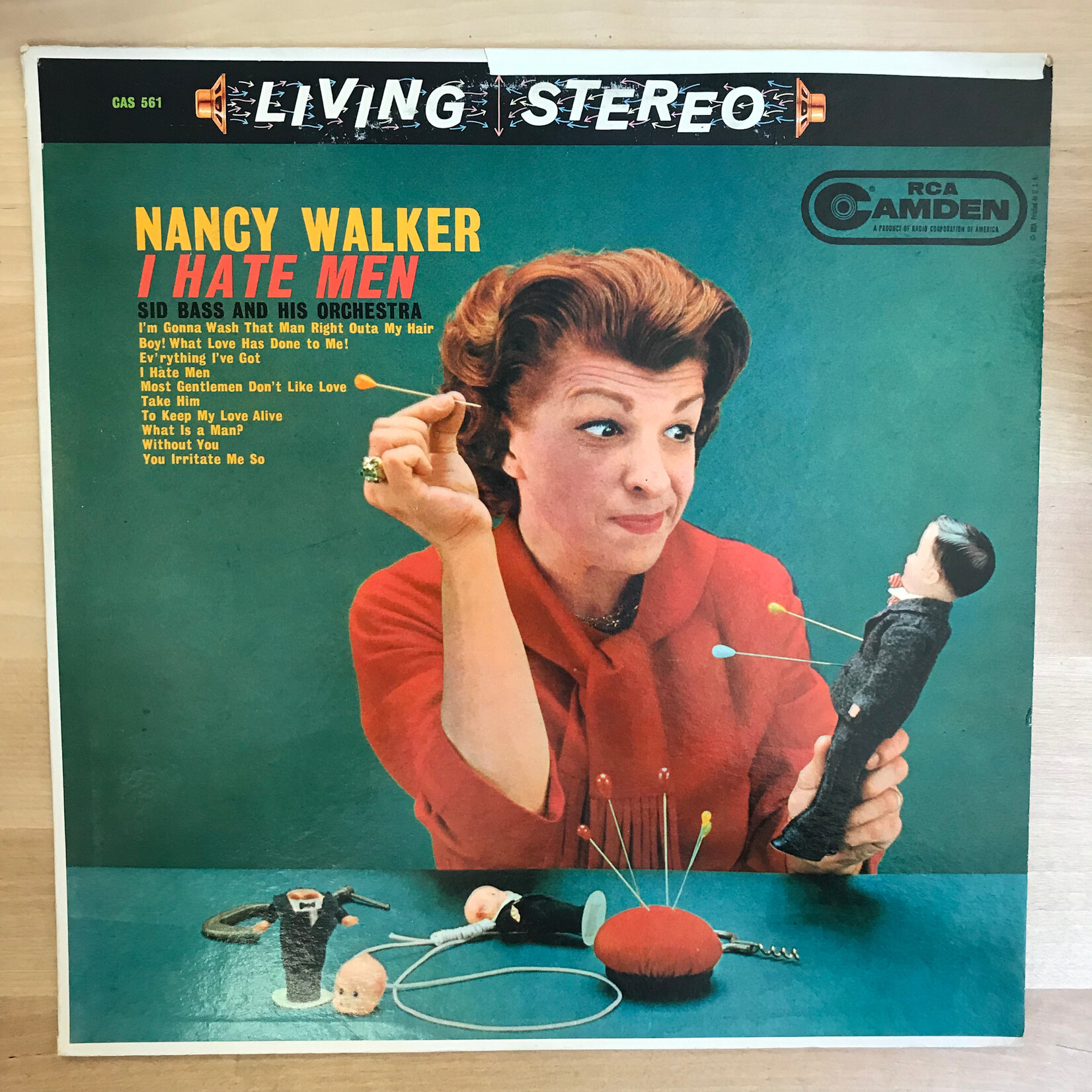 Nancy Walker - I Hate Men - CAS561 - Vinyl LP (USED)