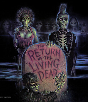 Return of the Living Dead--Original Soundtrack (CLEAR WITH BLOOD RED SPLATTER VINYL) - LP-RGM-1071LE - Vinyl LP (NEW)