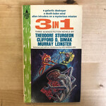 Leo Margulies (Editor) - 3 In 1 (Sturgeon, Simak, Leinster) - Paperback MM (USED - 5DB)