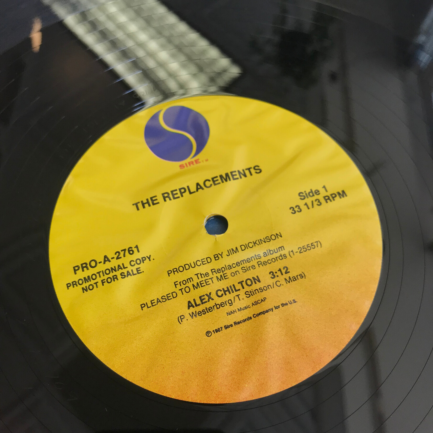 Replacements - Alex Chilton (SLIGHT WARP) - PRO-A-2761 - Vinyl 12-Inch Single (USED)