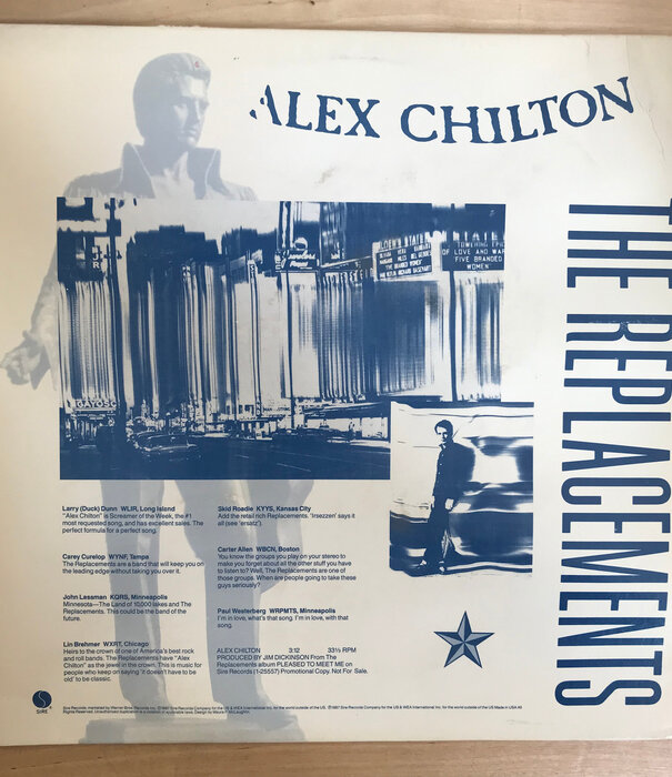 Replacements - Alex Chilton (SLIGHT WARP) - PRO-A-2761 - Vinyl 12-Inch Single (USED)