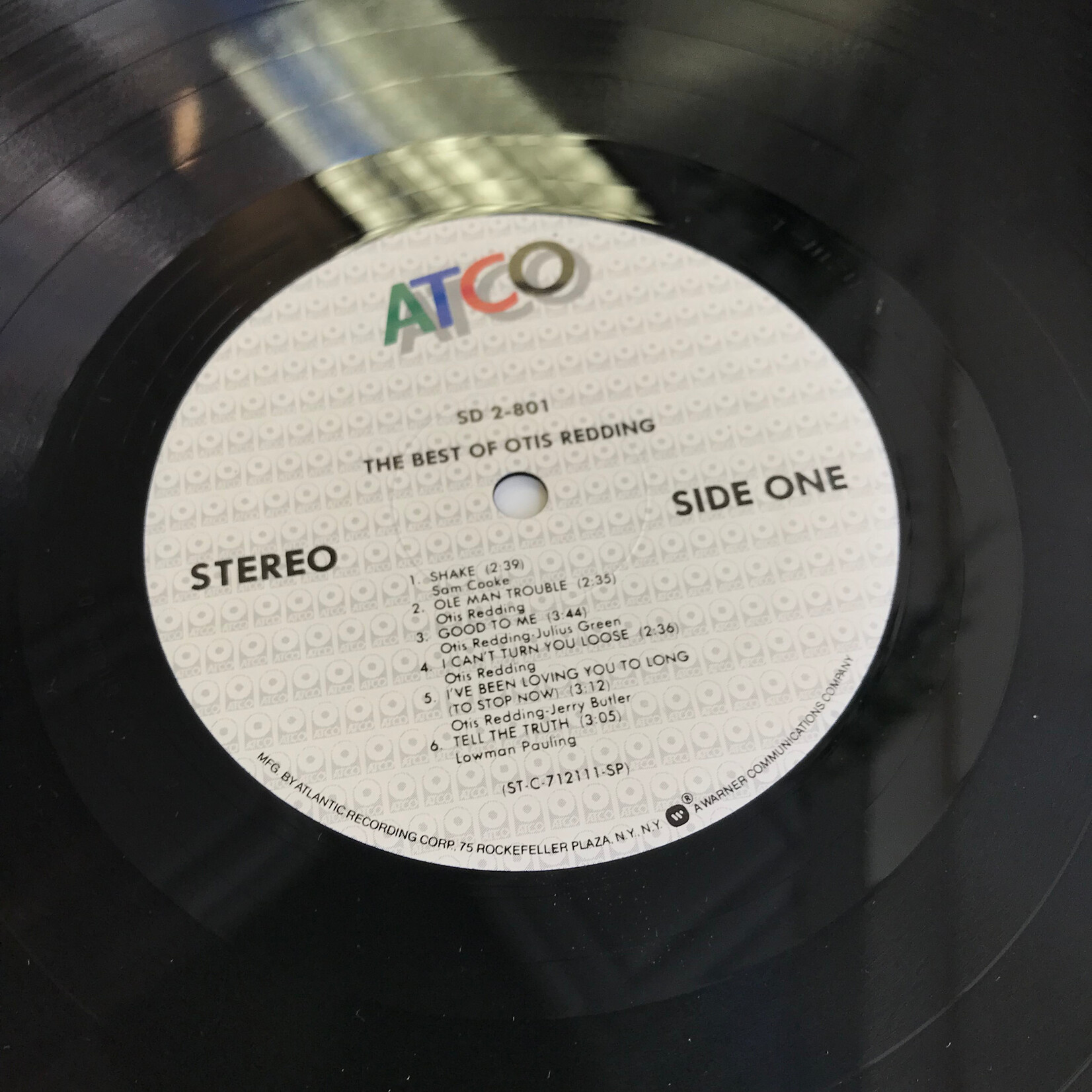 Otis Redding - The Best Of Otis Redding - SD 2 801 - Vinyl LP (USED)