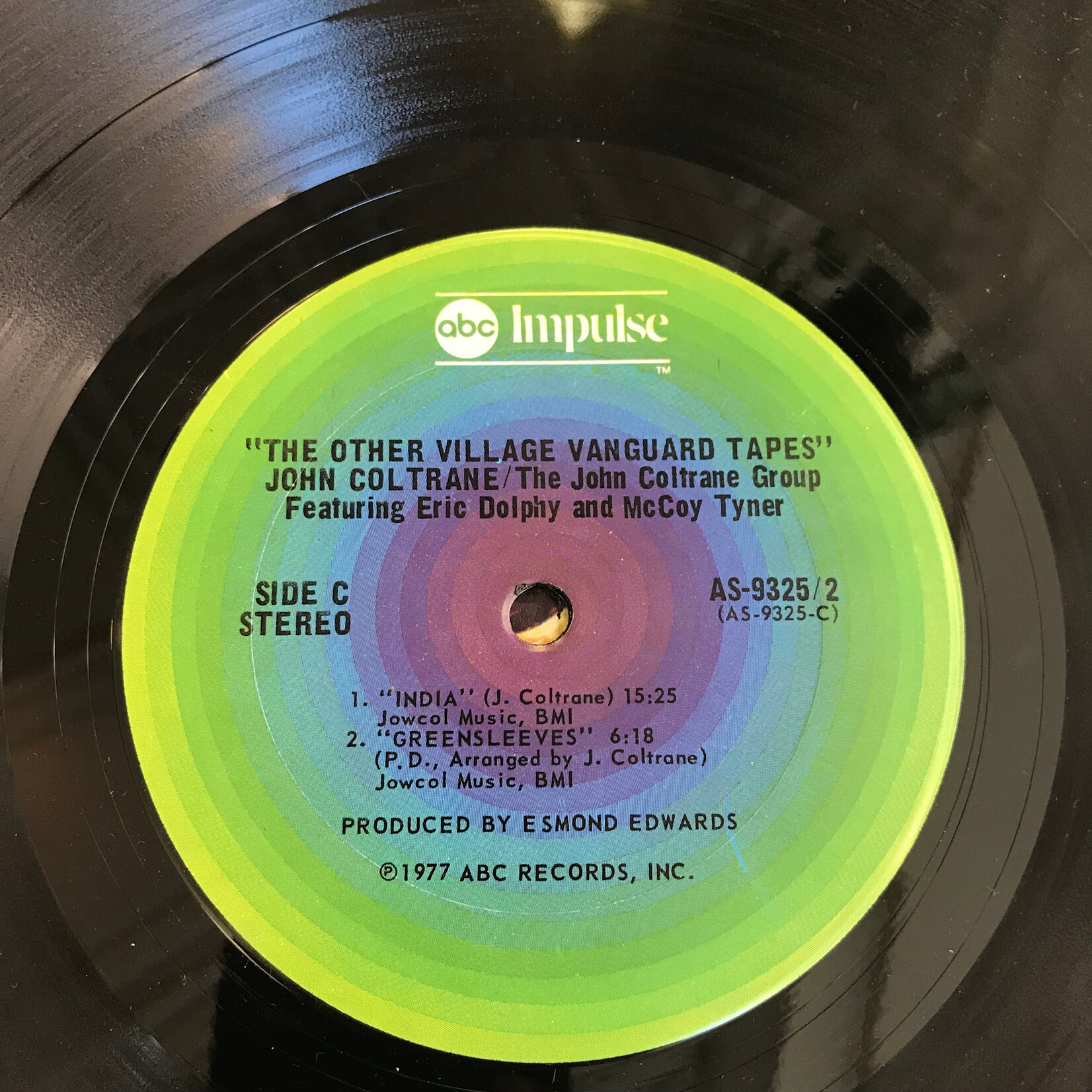 John Coltrane - The Other Village Vanguard (PROMO) - AS 9325 - Vinyl LP (USED)