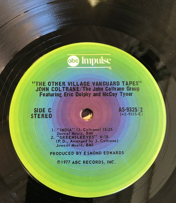 John Coltrane - The Other Village Vanguard (PROMO) - AS 9325 - Vinyl LP (USED)