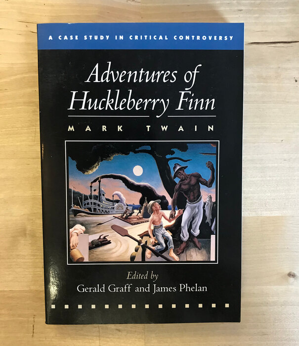 Mark Twain - Adventures of Huckleberry Finn (A Case Study) - Paperback (USED)