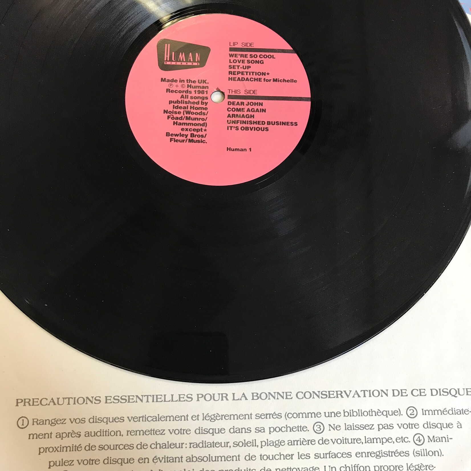 Au Pairs – Playing With A Different Sex (UK) - HUMAN1 - Vinyl LP (USED)