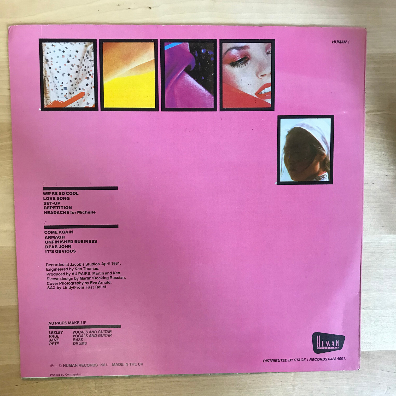 Au Pairs – Playing With A Different Sex (UK) - HUMAN1 - Vinyl LP (USED)
