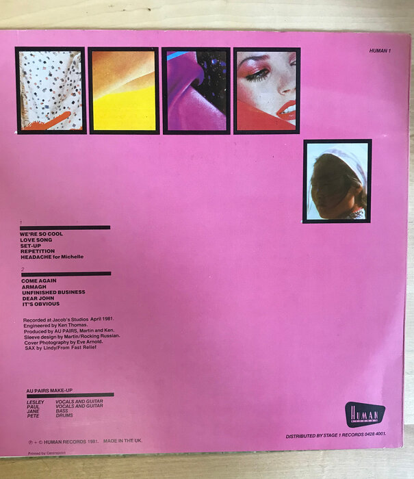 Au Pairs – Playing With A Different Sex (UK) - HUMAN1 - Vinyl LP (USED)