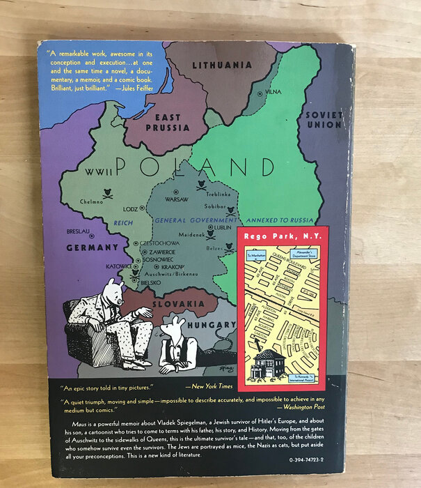 Art Spiegelman - MAUS A Survivor’s Tale (First Edition) - Paperback (USED)