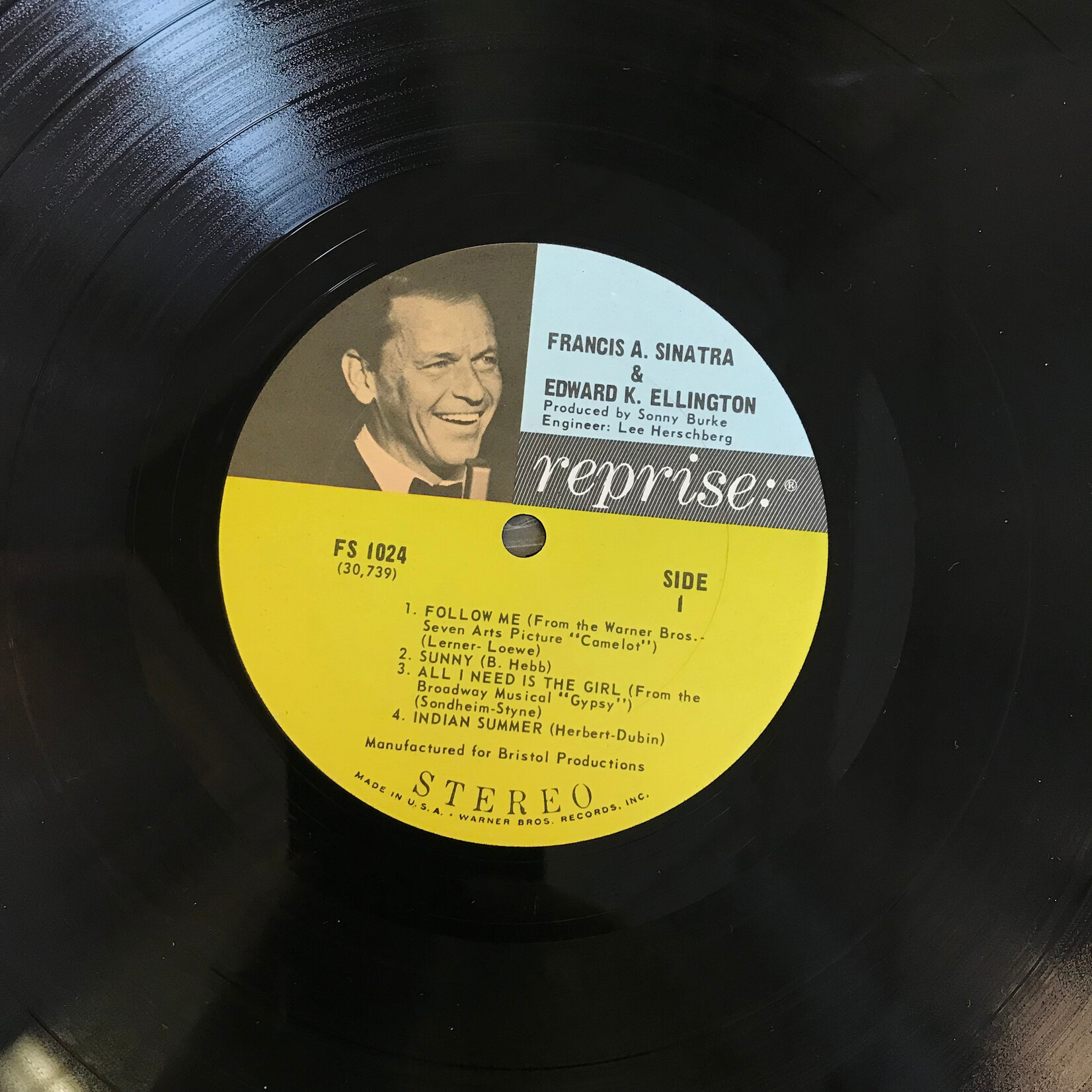Frank Sinatra, Duke Ellington - Francis A. & Edward K. - FS1024 - Vinyl LP (USED)