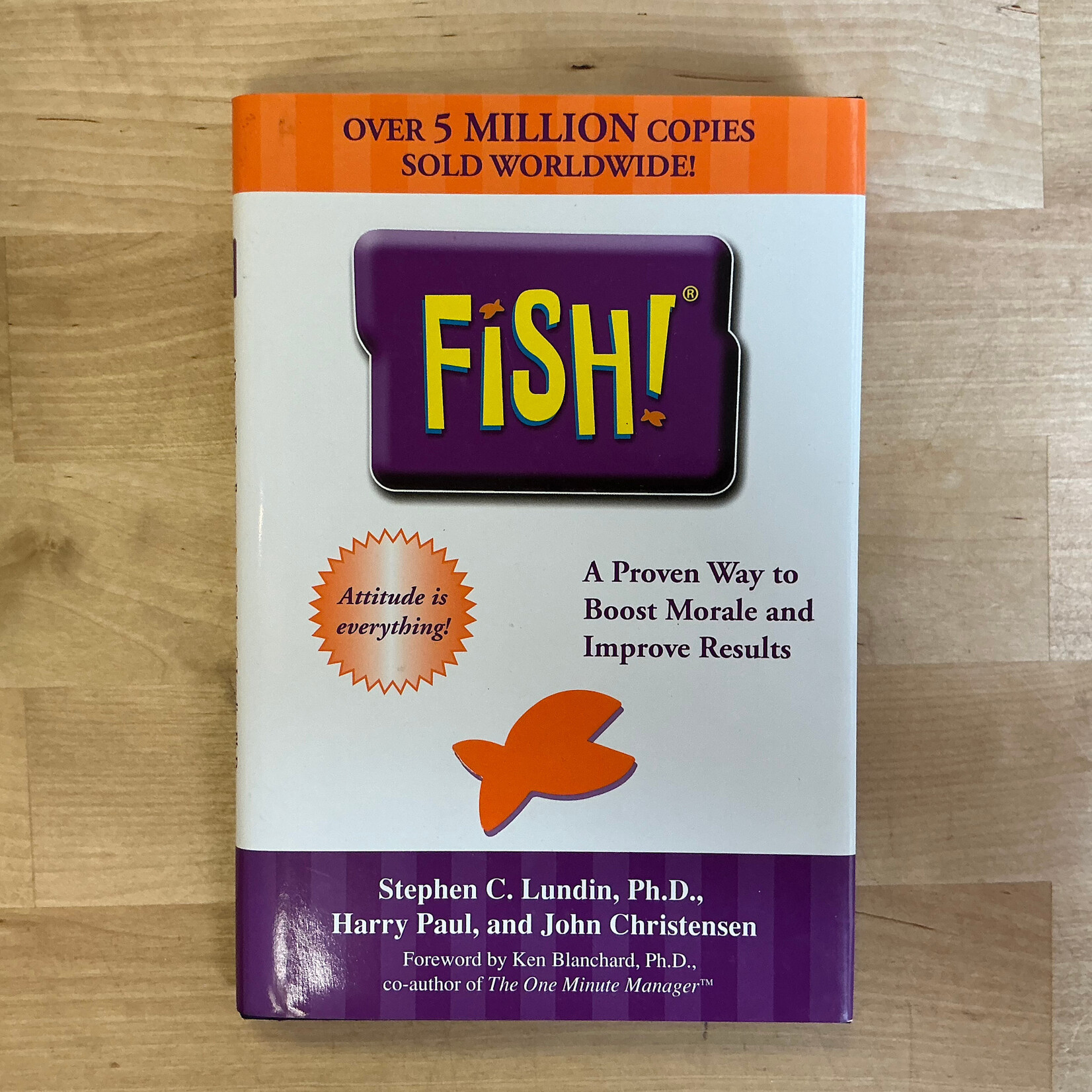 Stephen C. Lundin - Fish- Hardback (USED)