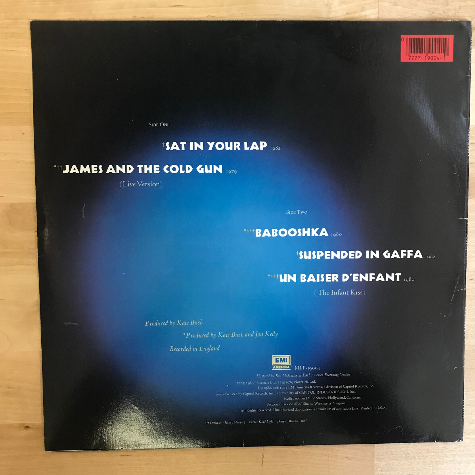 Kate Bush - Kate Bush - MLP 19004 - Vinyl EP (USED)