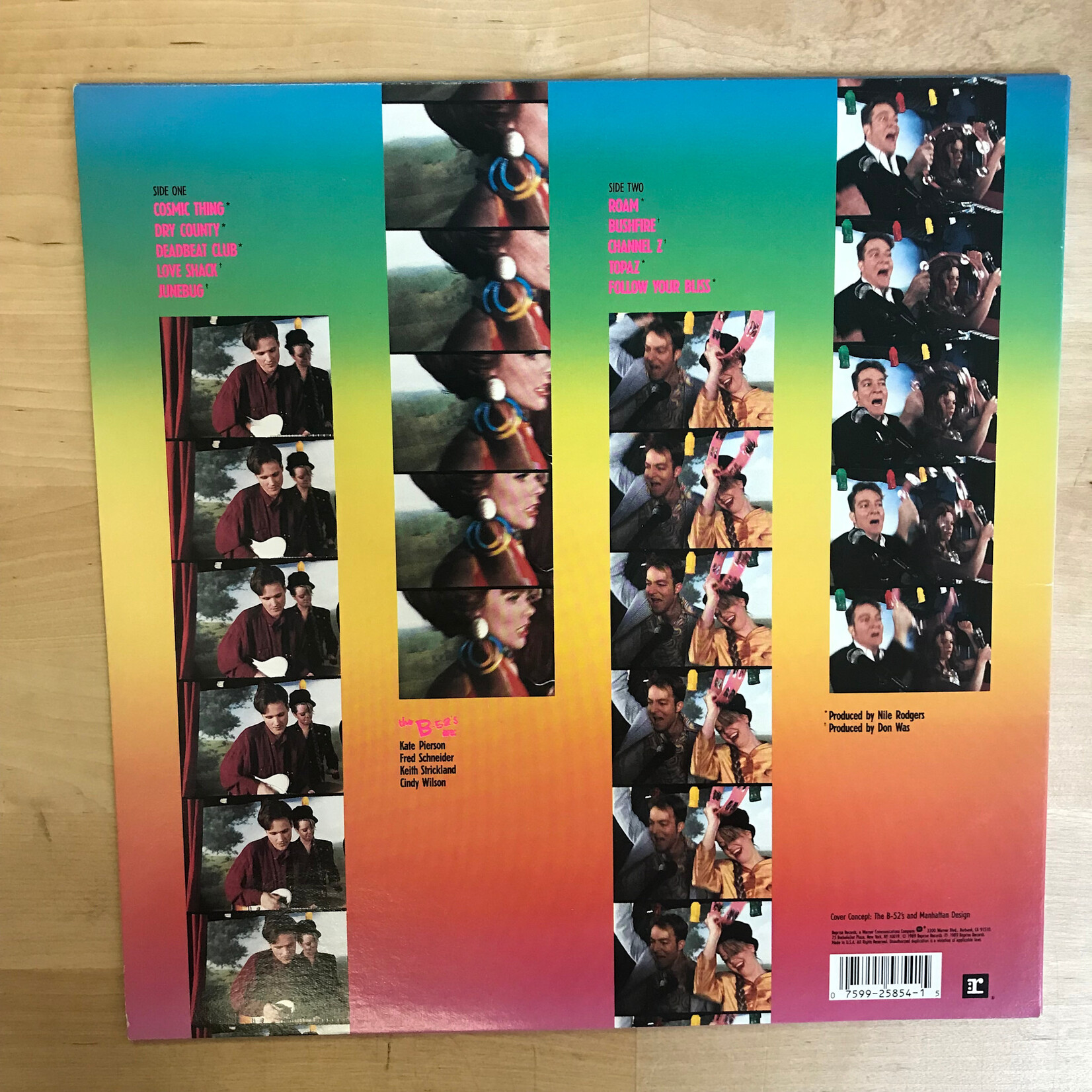 B-52’s - Cosmic Thing - 25854-1 - Vinyl LP (USED)