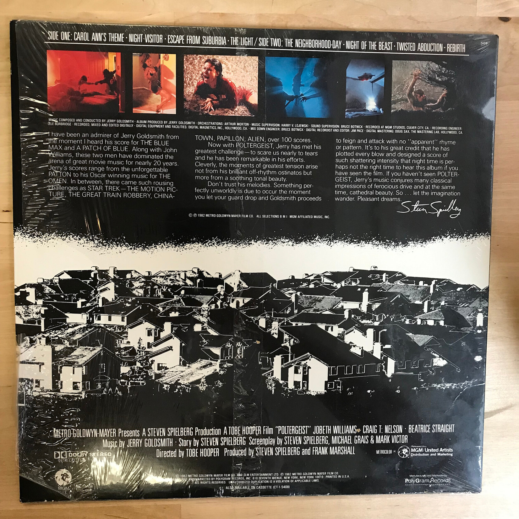 Poltergeist - Original Motion Picture Soundtrack - MG 1 5408 - Vinyl LP (USED)