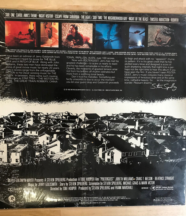 Poltergeist - Original Motion Picture Soundtrack - MG 1 5408 - Vinyl LP (USED)