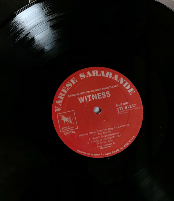 Witness - Original Motion Picture Soundtrack - STV81237 - Vinyl LP (USED)