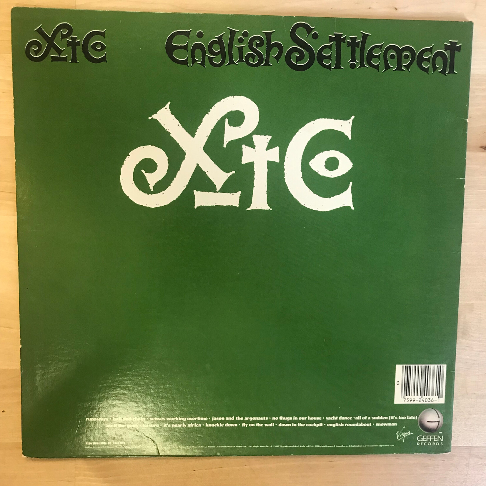 XTC - English Settlement (84 RE) - 2GHS 4036 - Vinyl LP (USED)